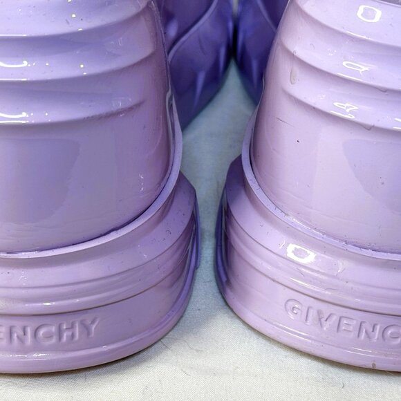 Givenchy Marshmallow Gloss Rubber Wedges Very Gently Worn - Picture 3 of 4